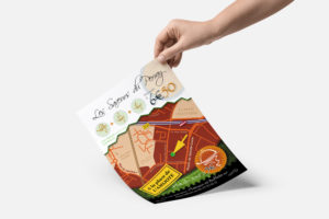 Jonathan Guérin - Graphiste freelance à Nantes. Création de flyer pour un food truck.