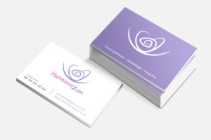 Création de cartes de visite professionnelles pour une activité feng shui