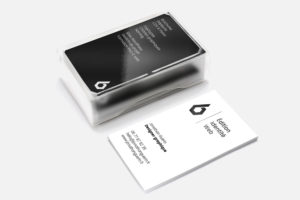 Création de cartes de visite professionnelles