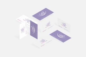 Création de cartes de visite professionnelles pour une activité feng shui
