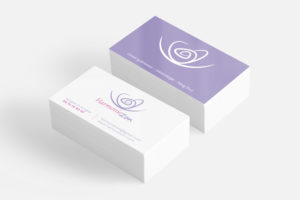 Création de cartes de visite professionnelles pour une activité feng shui