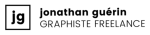 Logo "Jonathan Guérin", graphiste freelance à Nantes