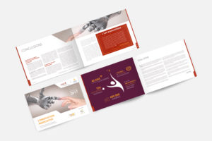 Création d'une brochure de 68 pages pour GPMA