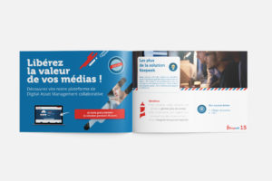 Création d'un livre blanc de 20 pages pour Keepeek