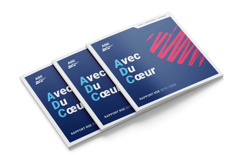 Création d'une brochure carré à Nantes