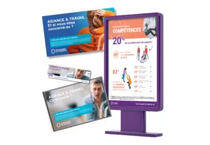 Création d'un kit communication pour une plateforme dédiée au management de l'aidance