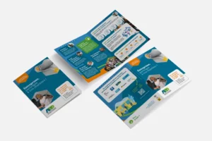 Création de plaquettes commerciales A5 à Nantes